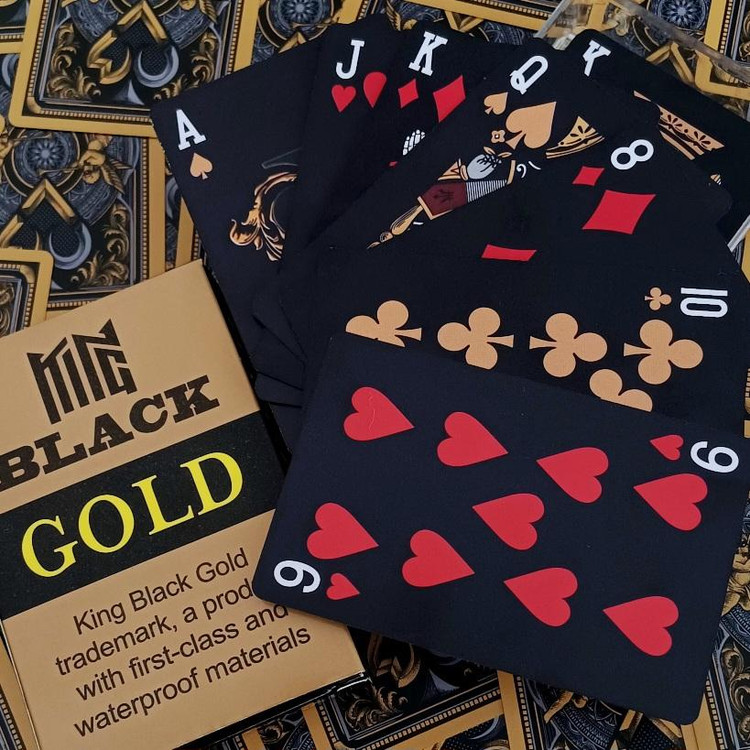 ورق-بازی-پاسور-کینگ-بلک-گلد